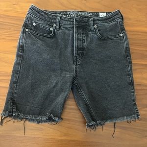 Free People- We The Free Black Bermuda Shorts Sz 27